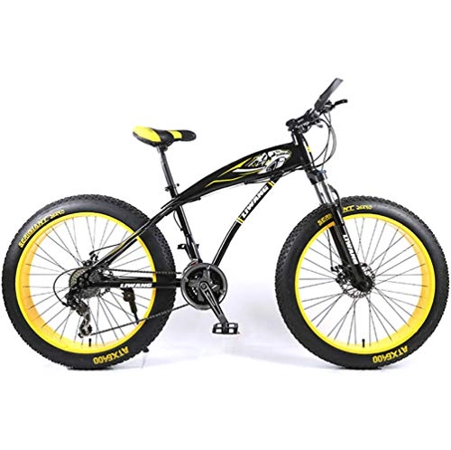 Mountain Bike : TXX Moto da Neve Ruote da Mountain Bike 26 / 24 Pollici, Spostamento Disco Bis, Outdoor Atv Off-Road Gatto Delle Nevi / black yellow / 21 speed / 24 pollici