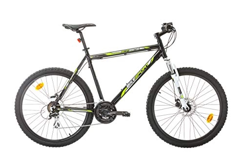 Mountain Bike : VTT Mountain Bike da Uomo, telescopica, Telaio in Alluminio, 2 Dischi, Shimano Acera