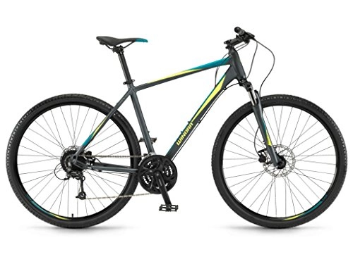 Mountain Bike : winora Bicicletta Dakar uomo 28'' 27v grigio+giallo taglia 46 2018 (Trekking) / Bycicle Dakar man 28'' 27s grey+yellow size 46 2018 (Trekking)