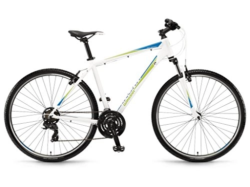 Mountain Bike : winora Bicicletta Senegal uomo 28'' 21v bianco+verde taglia 56 2018 (Trekking) / Bycicle Senegal man 28'' 21s white+green size 56 2018 (Trekking)