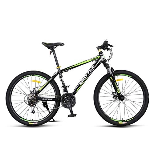 Mountain Bike : Xue Mountain Bike 24 velocit Mens Hard-Tail Mountain Bike 26' Suspension Telaio Lega di Alluminio Forcella, Verde