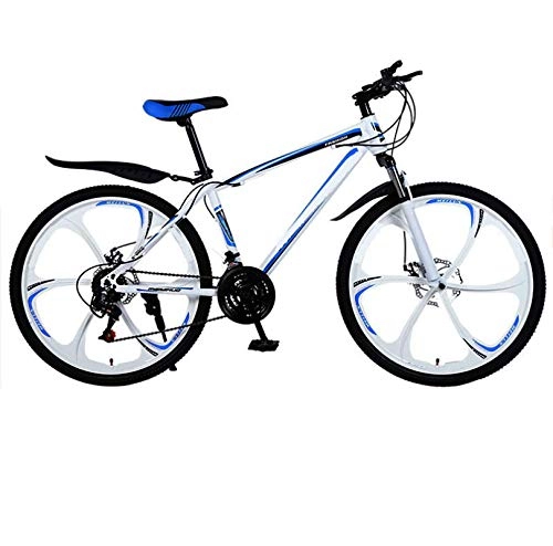 Mountain Bike : yfkjh Mountain Bike, Bicicletta Leggera in Alluminio a velocità Variabile da Cross-Country a Una Ruota da 24 Pollici per Adolescenti 24inches 21speed