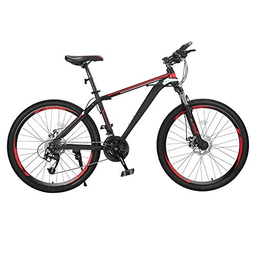 Mountain Bike : Yfkjh Mountain Bike, Velocità Variabile Luce Bicicletta Studente Doppio Shock Off-Road Racing