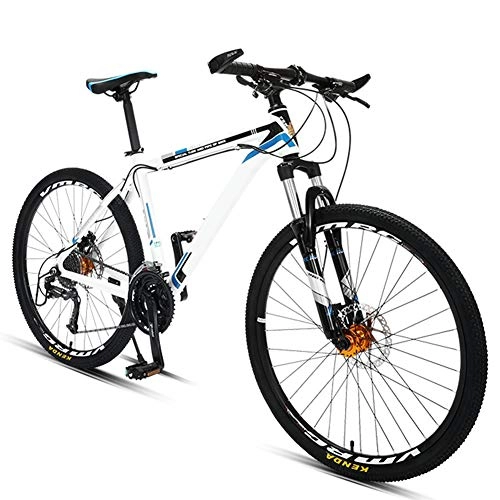 Mountain Bike : YOUSR Bici da Corsa, 27 velocità Mountain Bike 26 Pollici Telaio in Alluminio Leggero 700C Bicicletta da Strada Bianca