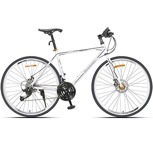 Mountain Bike : YXFYXF Dual Sospensione Bicicletta Super Leggera, Bici da Strada con Freni a Doppio Disco, Alloy in Lega di Alluminio a 27 velocità MTB, 9 posi (Color : White, Size : 27.5 Inches)