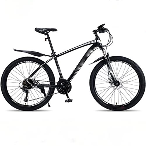 Mountain Bike : YXGLL 26 Pollici Mountain Bike in Lega di Alluminio 24 velocità variabile Assorbimento degli Urti Fuoristrada per Viaggi in Città per pendolari (Black a)