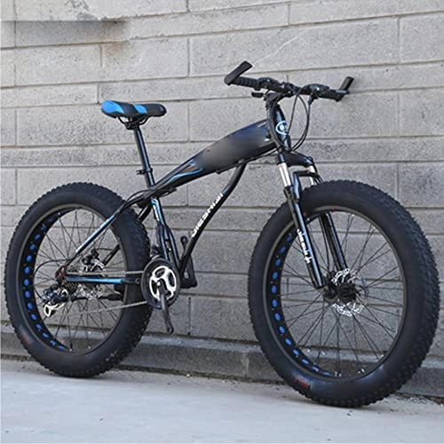 Mountain Bike : YXGLL Pneumatico da 26 Pollici di Spessore Mountain Bike a Ruota Grande a velocità variabile Ultra Larga, Bicicletta per Studenti Adulti in motoslitta (Blue 27)