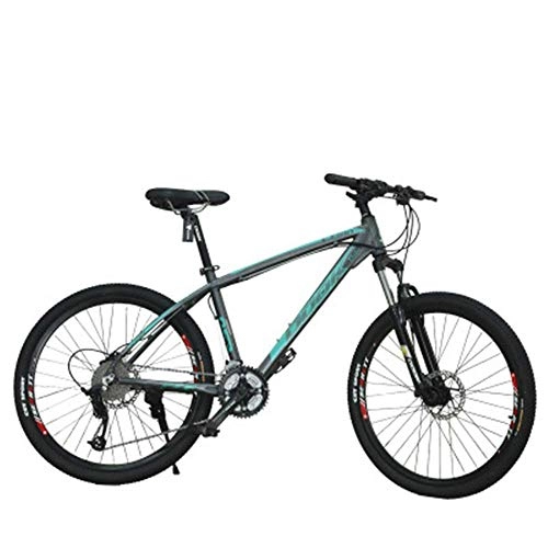 Mountain Bike : YZ-YUAN 26 Pollici 27 velocità Mountain Bike Bicicletta Adulto Studente all'aperto Sport Ciclismo Bici da Strada Cyclette Ingranaggi Freni a Doppio Disco Bicicletta da Montagna d