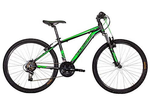 Mountain Bike : Zanoni Bicicletta 26" Uomo Doublezz Boxer Alluminio Bici Mountain Bike Ammortizzata con Cambio Shimano (Verde)