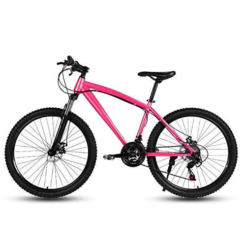 Mountain Bike : ZhanMazwj Mountain Bike Bicicletta 21 velocità 24 velocità 27 velocità Freno A Doppio Disco 24 Pollici Una Ruota Bicicletta A velocità Variabile per Studenti Maschi E Femmine 24inch 27speed