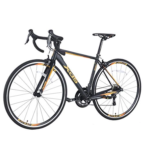 Bicicletas de carretera : Bicicleta De Ciudad 16 Velocidades Bici Doblez Marco de Aleación de Aluminio para Unisex Adulto, -Black