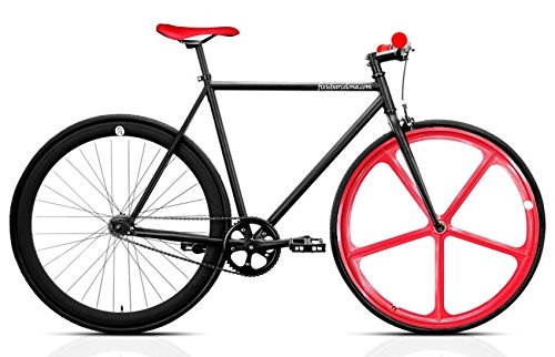 Bicicletas de carretera : Bicicleta FB FIX4 Black. Monomarcha Fixie / Single Speed. Talla 56