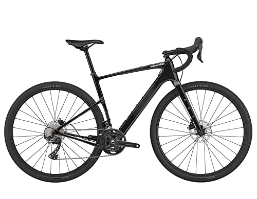 Bicicletas de carretera : Cannondale Topstone Carbon 3 - Negro, Talla L
