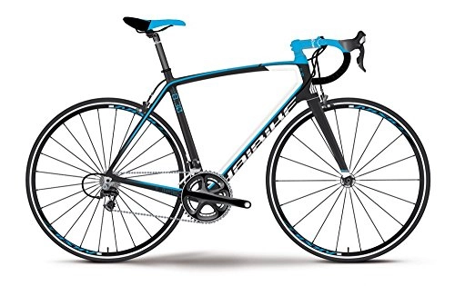 Bicicletas de carretera : Carreras Haibike Challenge Life 8.30 Carbon de 22 g Ultegra, color - Negro / blanco / azul, tamaño 48, tamaño de rueda 28.00 inches