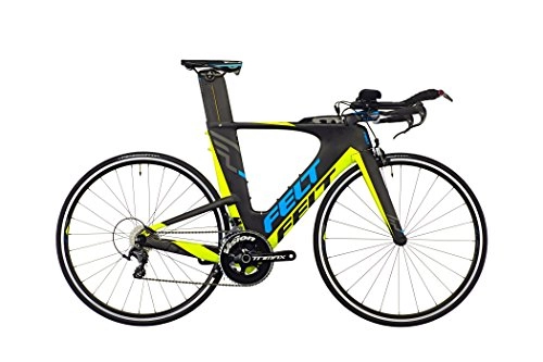 Bicicletas de carretera : Felt IA 14 - Bicicletas triatlón para hombre - amarillo / negro Tamaño del cuadro 54 cm 2016