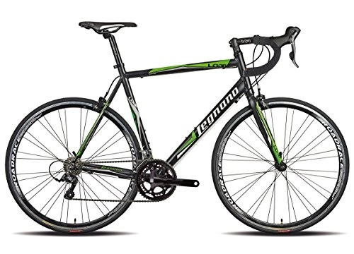 Bicicletas de carretera : Legnano bicicleta 570 Corsa lg36 Alu 2 x 9 V Talla 48 negro (Corsa Strada) / Bicycle 570 Corsa lg36 Alu 2 x 9s Size 48 Black (Road Race)