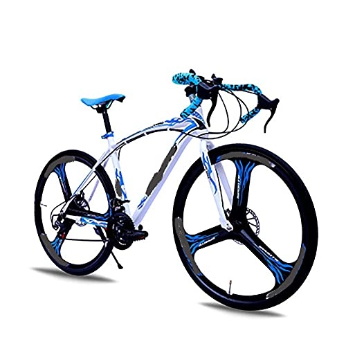 Bicicletas de carretera : WXXMZY Bicicleta, Bicicleta De Carretera De 21 Velocidades, Bicicleta De Carretera De Rueda 700C, Doble Freno De Disco (Color : A)