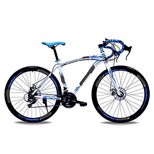 Bicicletas de carretera : WXXMZY Bicicleta De Carretera 700c Que Compite con Bicicleta Bicicleta De Cercanías De Ciudad De Aleación De Aluminio De 21 Velocidades (Color : E)
