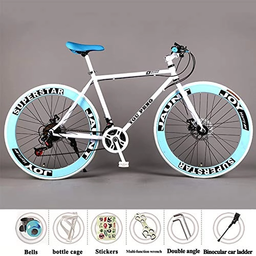 Bicicletas de carretera : YI'HUI - Bicicleta de carretera con 21 velocidades, 5 colores, 601