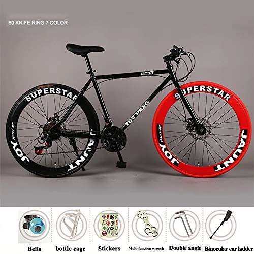 Bicicletas de carretera : YI'HUI Vantage 603 Bicicleta hbrida de carretera, frenos de disco, marco de aluminio, varios colores, para hombre y mujer