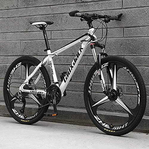 Bicicleta de montaña de 21 velocidades, bicicleta de 26 pulgadas con  suspensión completa, bicicleta de carretera todoterreno para adultos,  bicicleta