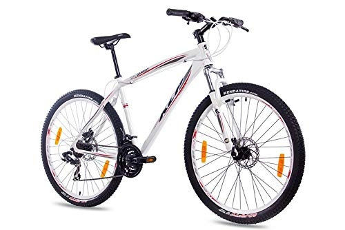 Bicicletas de montaña : 27, 5pulgadas Mountain Bike Bicicleta KCP garriot Unisex con 21velocidades Shimano Blanco, color , tamao 48 cm (Sw 13), tamao de rueda 27.50 inches