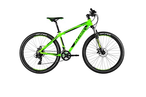 Bicicletas de montaña : Atala - Bicicleta de montaña modelo 2020 Replay Stef 21 V MD verde neón – negro S 16 pulgadas (155 – 170 cm)
