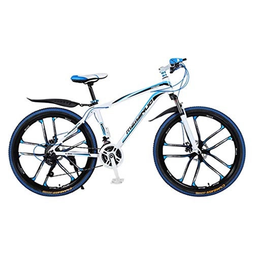 Bicicletas de montaña : Bicicleta de Montaa, BTT, Bicicleta del unisex de montaña, bicicletas de aluminio ligero de aleacin, doble disco de freno y suspensin delantera, la rueda de 26 pulgadas MTB Bike ( Size : 21-speed )