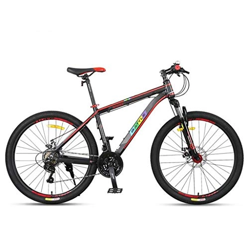 Bicicletas de montaña : Bicicleta de Montaa, BTT, De 26 pulgadas de bicicletas de montaña, bicicletas marco de aluminio de aleacin, doble disco de freno y suspensin delantera, de 26 pulgadas de radios de la rueda, velocida