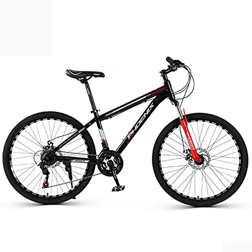 Bicicletas de montaña : Bicicleta de montaña, Bicicleta De Montaña Para Hombre De 26 Pulgadas, Bicicleta De La Bicicleta De La Bicicleta De 24 Velocidades De La Bicicleta De La Bicicleta De La Bicicleta De La Bi(Color:Negro)