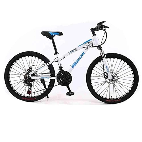 Bicicletas de montaña : Bicicleta de montaña Bicicleta MTB de la montaña for adultos bicicletas Adolescentes Carretera Bicicletas for hombres y mujeres ruedas ajustables 21 Velocidad de doble freno de disco ( Color : Blue )