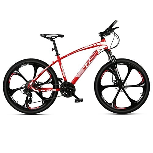 Bicicletas de montaña : Bicicleta de montaña Mountainbike Bicicleta 26inch de la bici de montaña / Bicicletas, carbón del marco de acero, suspensión delantera de doble disco de freno, ruedas de 26 pulgadas, 21 de velocidad,
