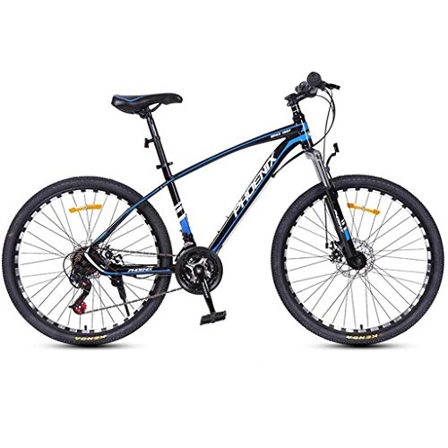 Bicicletas de montaña : Bicicleta de montaña Mountainbike Bicicleta Bicicleta de montaña / Bicicletas, marco de acero al carbono, suspensión delantera y doble freno de disco de 26 pulgadas, ruedas de radios, 24 de velocidad