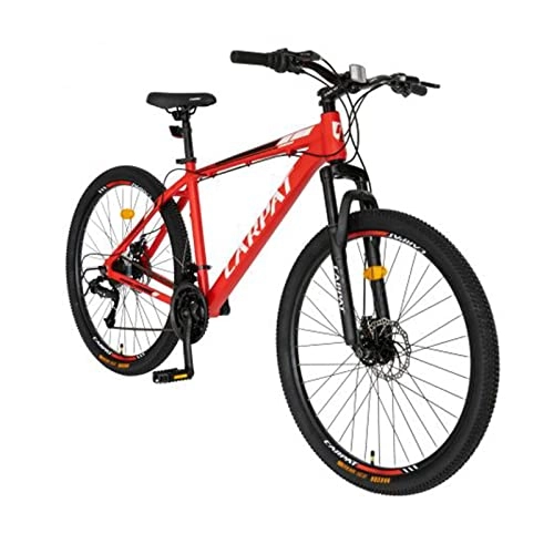 Bicicletas de montaña : Bicicleta de montaña para adultos Ruedas de 27.5" Marco de aluminio de 18" para hombres / mujeres con suspensión de resorte con frenos de disco hidráulicos protegidos contra impactos para terrenos difíc