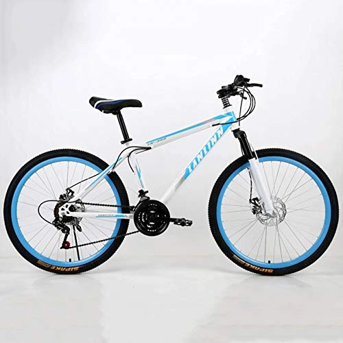 Bicicletas de montaña : Bicicleta de montaña Totalmente de Aluminio, Bicicleta de montaña de Velocidad Variable, amortiguación, dial de Dedo, Bicicleta de Velocidad Variable, Bicicleta para Adultos de 21 / 24 / 27 velocidades,