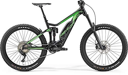 Bicicletas de montaña : Bicicleta elctrica de montaña Merida eONE Sixty 900, 500 Wh, color negro / verde sedoso, 2019, altura del cuadro de 47 cm