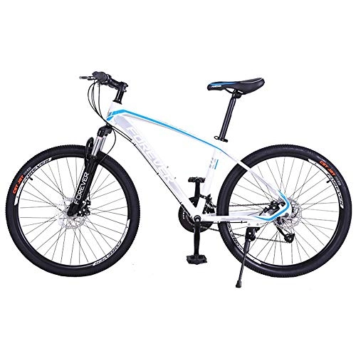 Bicicletas de montaña : CHEZI Light bicycleBicicleta de montaña Bicicleta Marco de Aluminio Amortiguador Doble Freno de Disco Estudiante Adulto Hombre y Mujer Bicicleta 24 Velocidad 26 Pulgadas