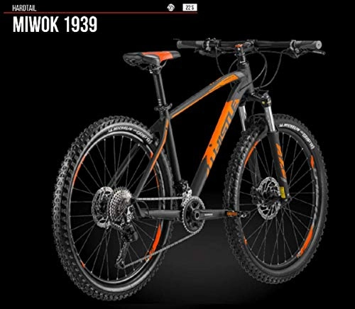 Bicicletas de montaña : ciclos puzone Whistle miwok 1939 Gama 2019 , Black- Neon Orange Matt, 46 CM - M