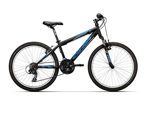 Bicicletas de montaña : Conor 440 24" Bicicleta Ciclismo Unisex Infantil, Juventud, Negro / Azul, Talla nica