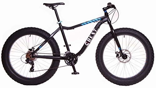 Bicicletas de montaña : Crest Bicicleta Fat Bike Fat 4, 1 24v Negra 19" Aluminio