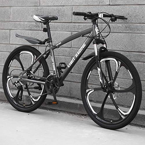Bicicletas de montaña : Dsrgwe Bicicleta de Montaña, 26” Bicicleta de montaña, Marco de Acero al Carbono Bicicletas de montaña, Doble Disco de Freno y suspensión Delantera (Color : C, Size : 21-Speed)