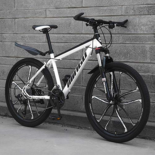 Bicicletas de montaña : GQQ Bicicleta de Montaa Cortadora de 26 Pulgadas 10, Acero con Alto Contenido de Carbono, B, 21 Bicicleta de Velocidad Variable, C