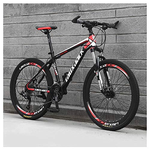 Bicicletas de montaña : KXDLR MTB 21 Velocidades De 26 Pulgadas De Doble Freno De Disco Suspensin Tenedor De Suspensin Bicicletas Anti-Slip, Negro