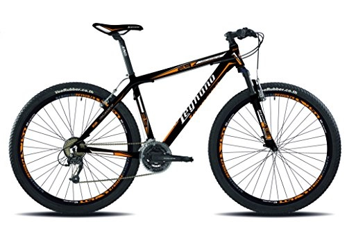 Bicicletas de montaña : Legnano ciclo 5l610a Val Gardena, Mountain Bike Hombre, Negro / Naranja, 40