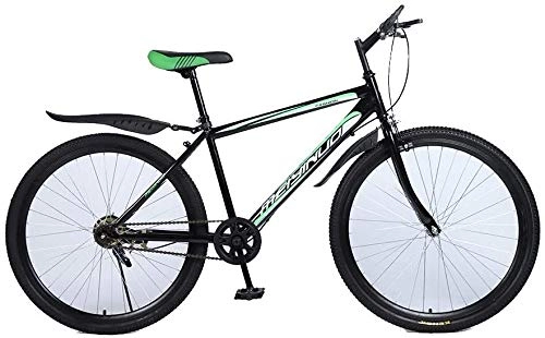 Bicicletas de montaña : LPKK Plegable Bicyc, Bicicletas Frenos de Bicicletas de montaña Doble Disco Road 26 Pulgadas de Acero 21 / 24 / 27-Velocidad de Bicicletas de Carreras Bicyc BMX Bik 0814 (Color : 21speed)
