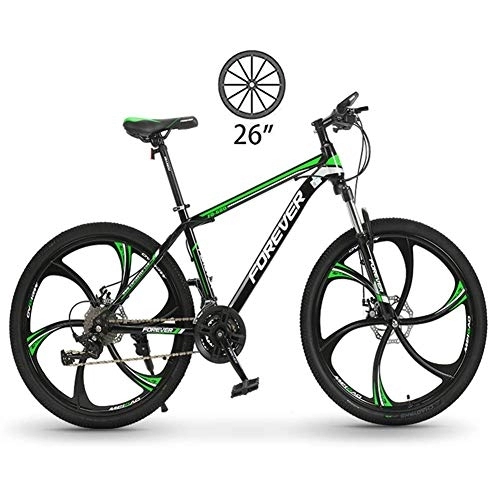 Bicicletas de montaña : LXDDP Bicicleta montaña, Bicicleta Doble Freno 6 radios, Bicicleta Carreras Todoterreno con absorción Impactos, Bicicleta Doble Velocidad Variable para Estudiantes para Adultos y Adolescentes