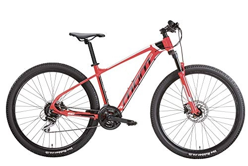 Bicicletas de montaña : MBM QUARX 29' Disk BR. MTB All 24S SUSP F - Bicicleta Unisex para Adulto, Color Rojo A20, 43