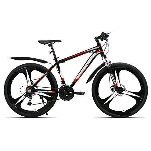 Bicicletas de montaña : ndegdgswg 26 pulgadas 21 velocidad, aleación de aluminio suspensión bicicleta doble freno disco bicicleta montaña