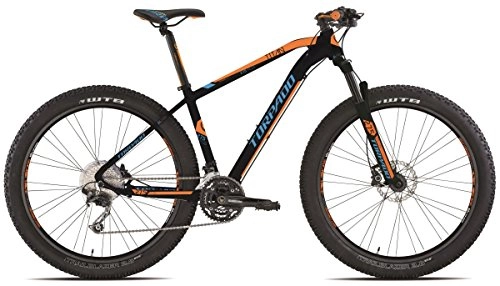 Bicicletas de montaña : TORPADO - Bicicleta MTB Titan 27, 5 Pulgadas Plus de Aluminio, 3 x 10 V, Disco de Talla 48, Color Negro (MTB amortiguada)
