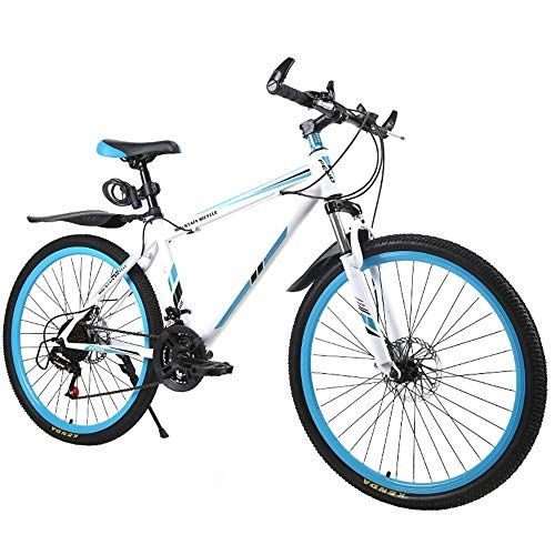 Bicicletas de montaña : XiXia X Bicicleta de montaña Bicicleta Doble Freno de Disco Velocidad Bicicleta de Carretera Estudiantes Masculinos y Femeninos Bicicleta 21 Velocidad 26 Pulgadas